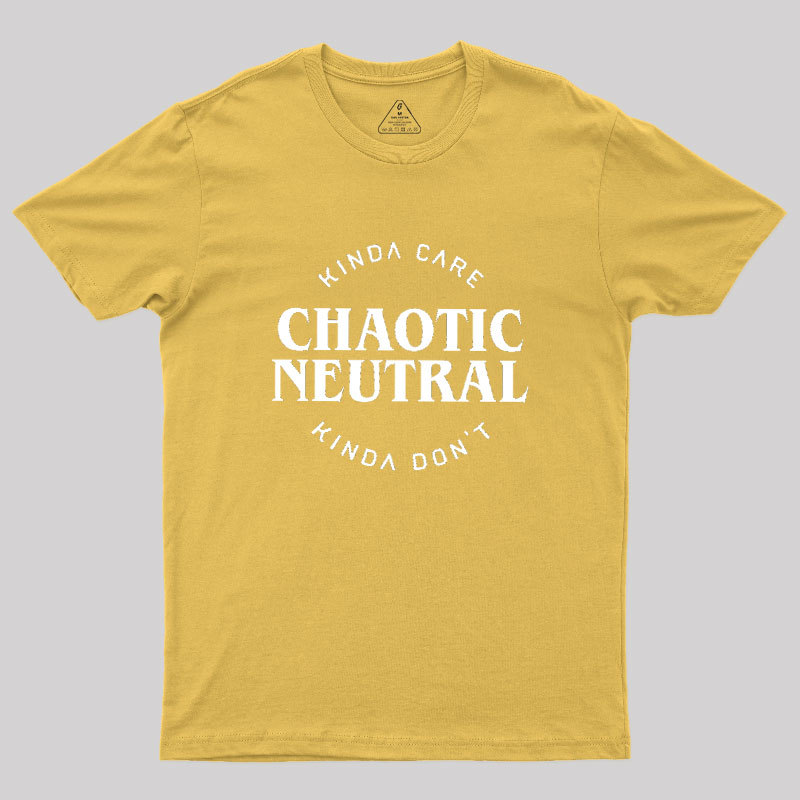 Chaotic Neutral Geek T-Shirt