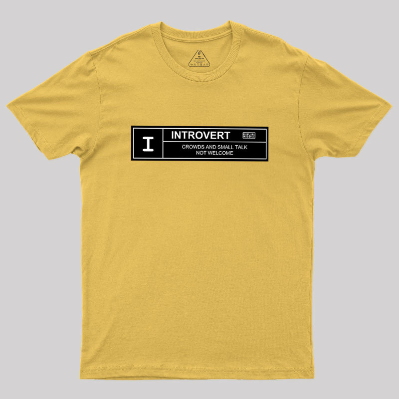 Introvert Movie Rating Geek T-Shirt
