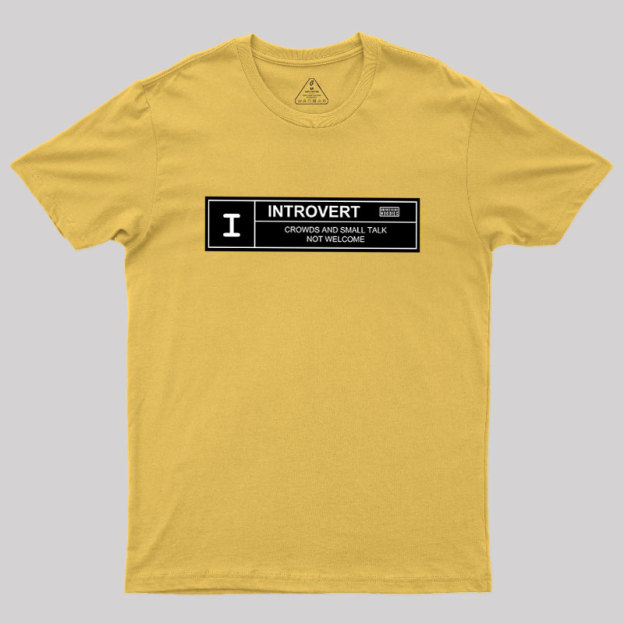 Introvert Movie Rating Geek T-Shirt