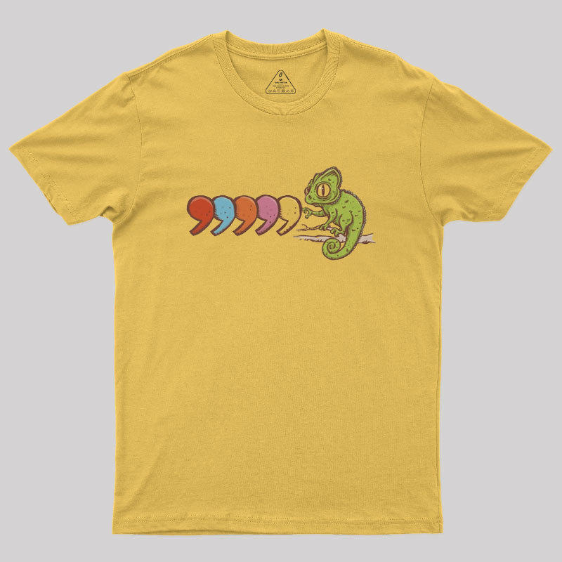 Comma Chameleon Geek T-Shirt