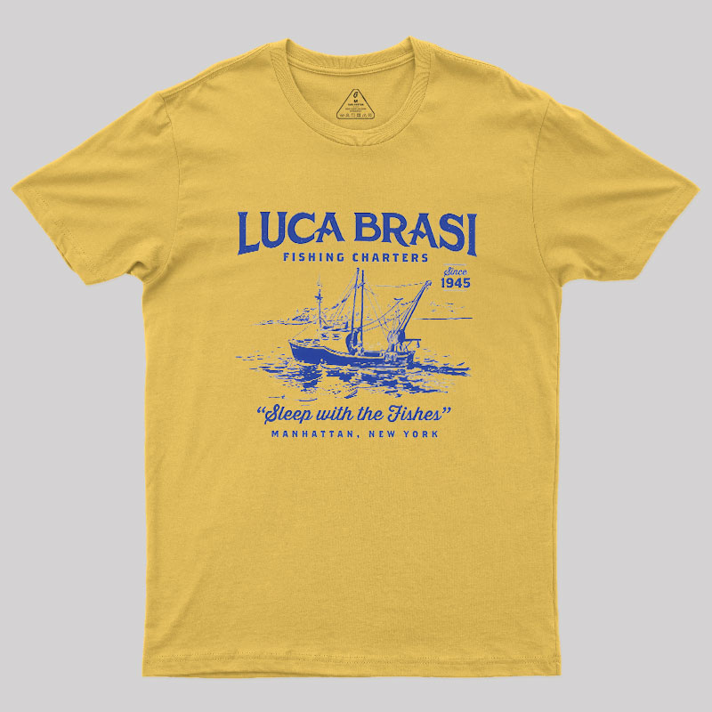 Luca Brasi Fishing Charters Geek T-Shirt