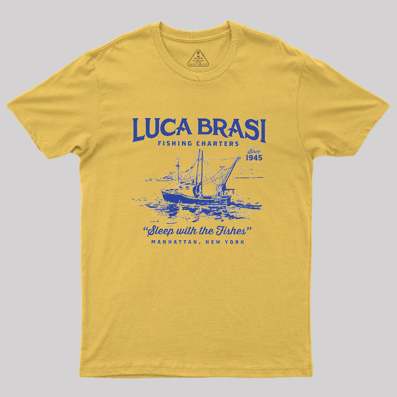 Luca Brasi Fishing Charters Geek T-Shirt