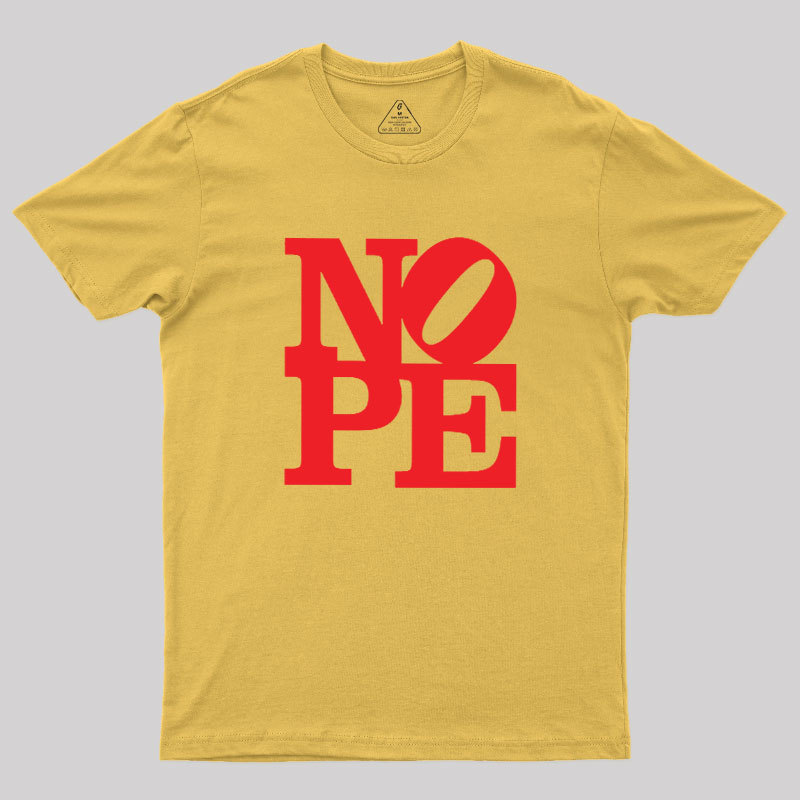Nope Statue Geek T-Shirt
