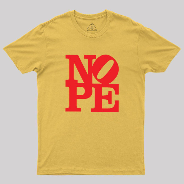 Nope Statue Geek T-Shirt