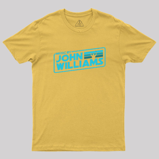 Music by John Williams Blue Shadow Geek T-Shirt