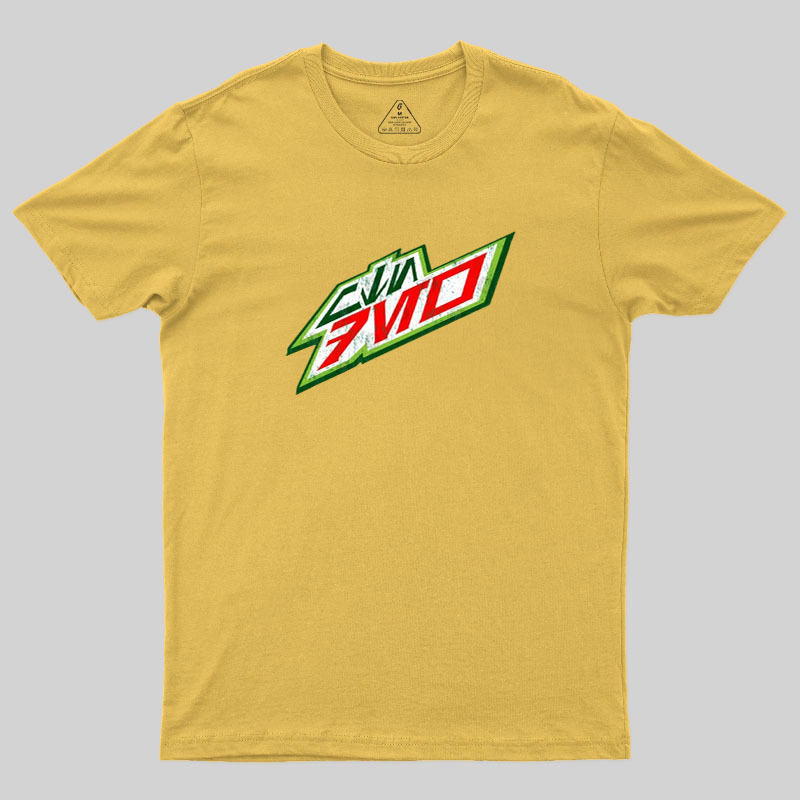 Aurebesh Soda Geek T-Shirt