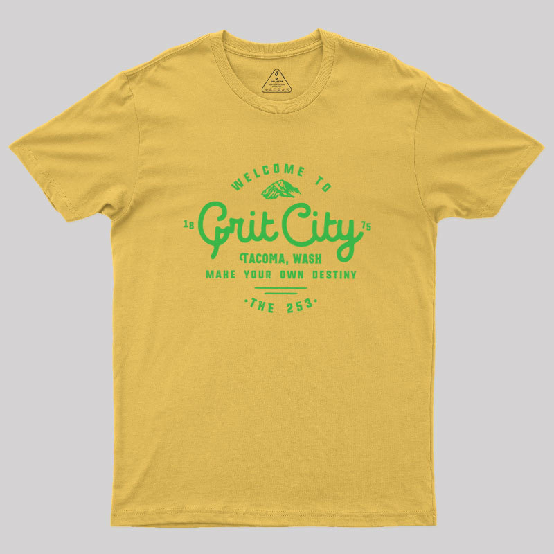 Grit City Tacoma Washington Geek T-Shirt