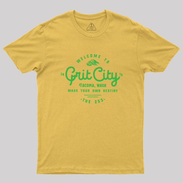 Grit City Tacoma Washington Geek T-Shirt