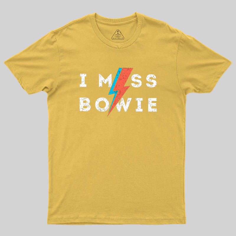 I Miss Bowie Geek T-Shirt
