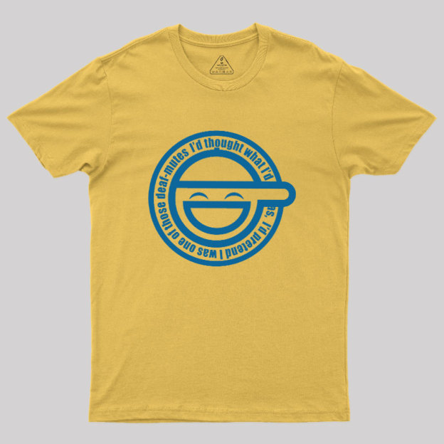 Laughing Man Geek T-Shirt