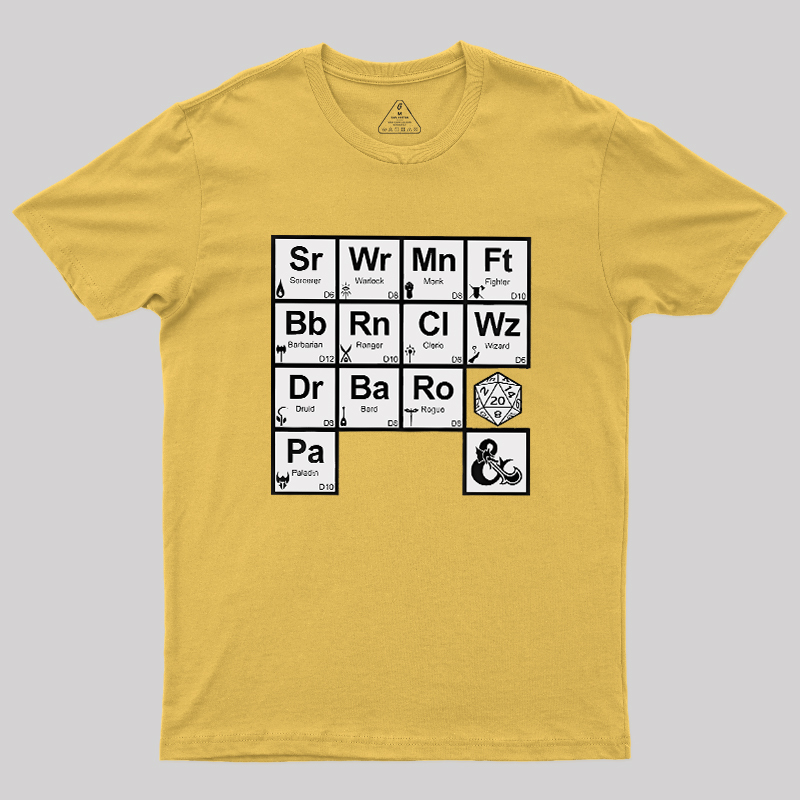 All Elements Dungeons & Dragons Geek T-Shirt