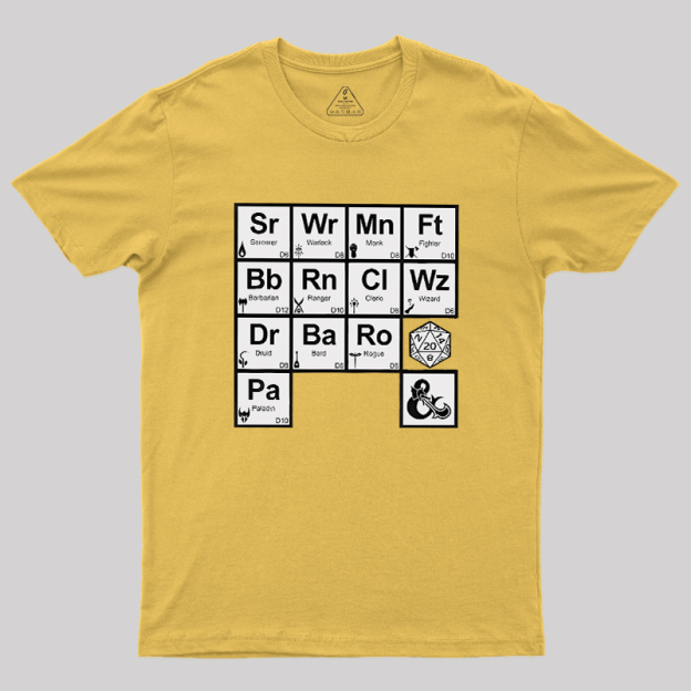All Elements Dungeons & Dragons Geek T-Shirt