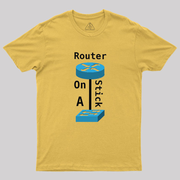 Router On A Stick Geek T-Shirt