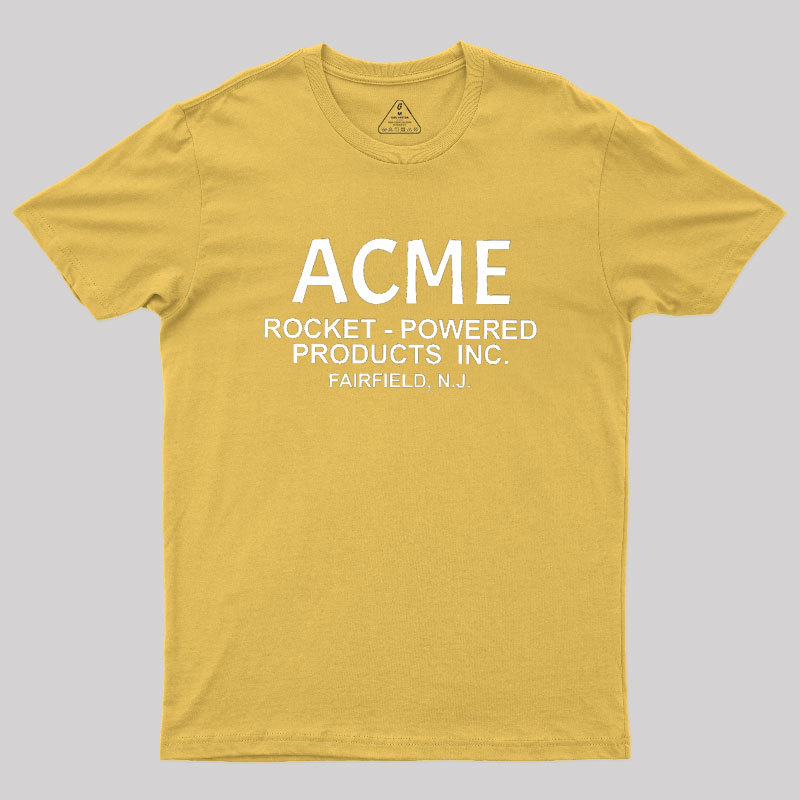 Acme Rocket Powered Geek T-Shirt