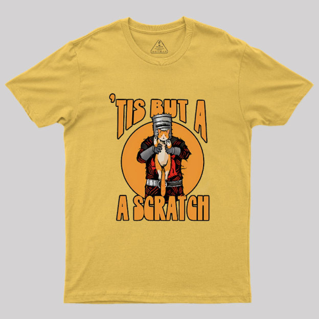 Tis But A Scratch The Black Knight Vs Cat Knight & Kitt Geek T-Shirt