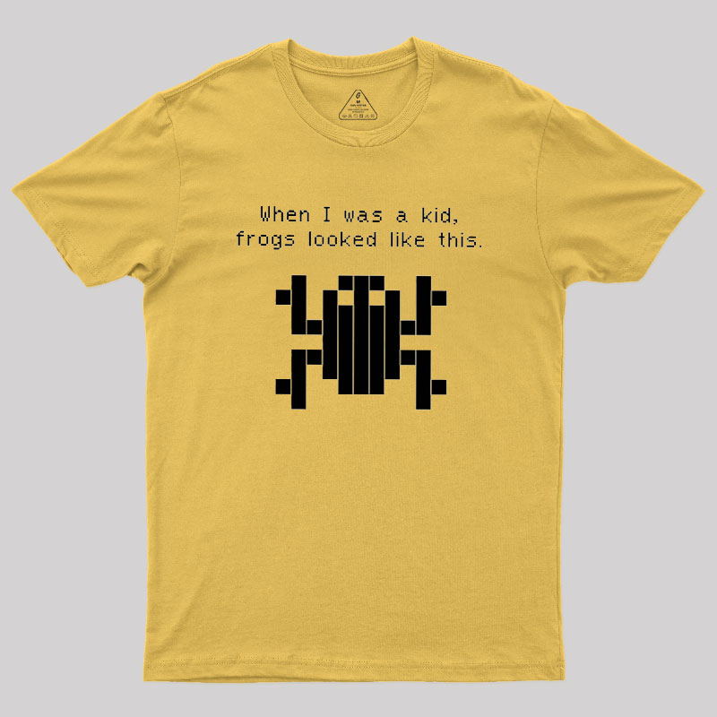 Funny 80s Arcade Game Design Geek T-Shirt