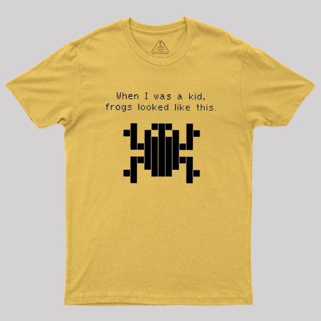 Funny 80s Arcade Game Design Geek T-Shirt