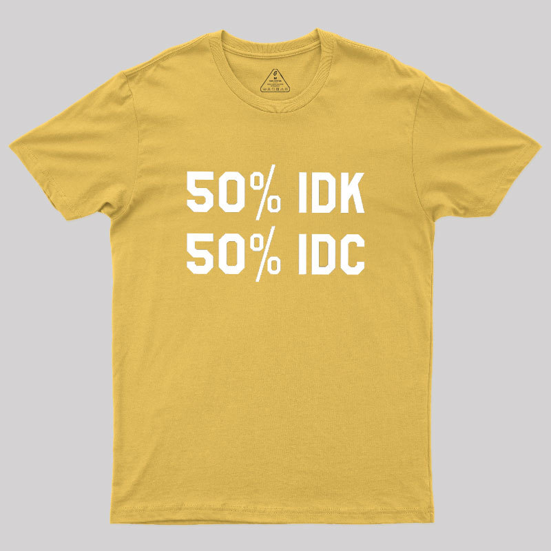 50%IDC Geek T-Shirt