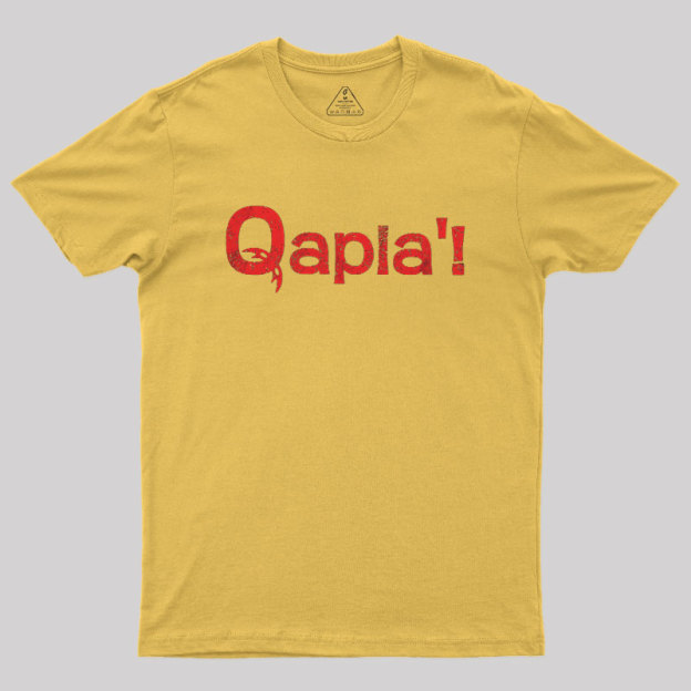 QAPLA! Geek T-Shirt