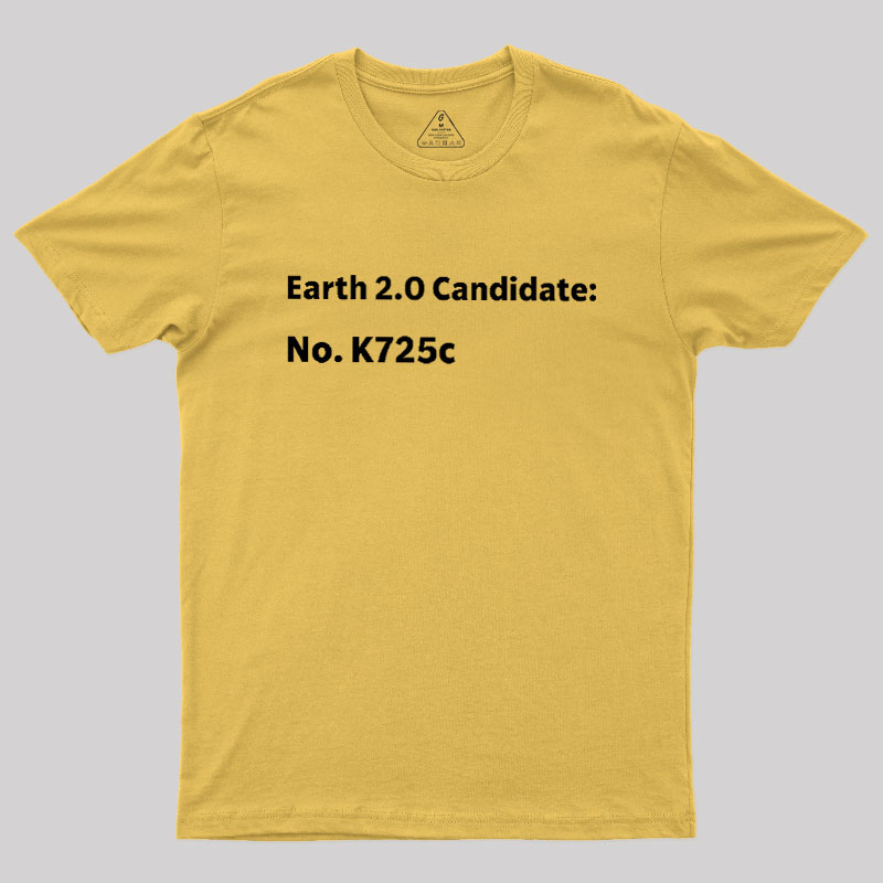 Earth2.0 Candidate Geek T-Shirt