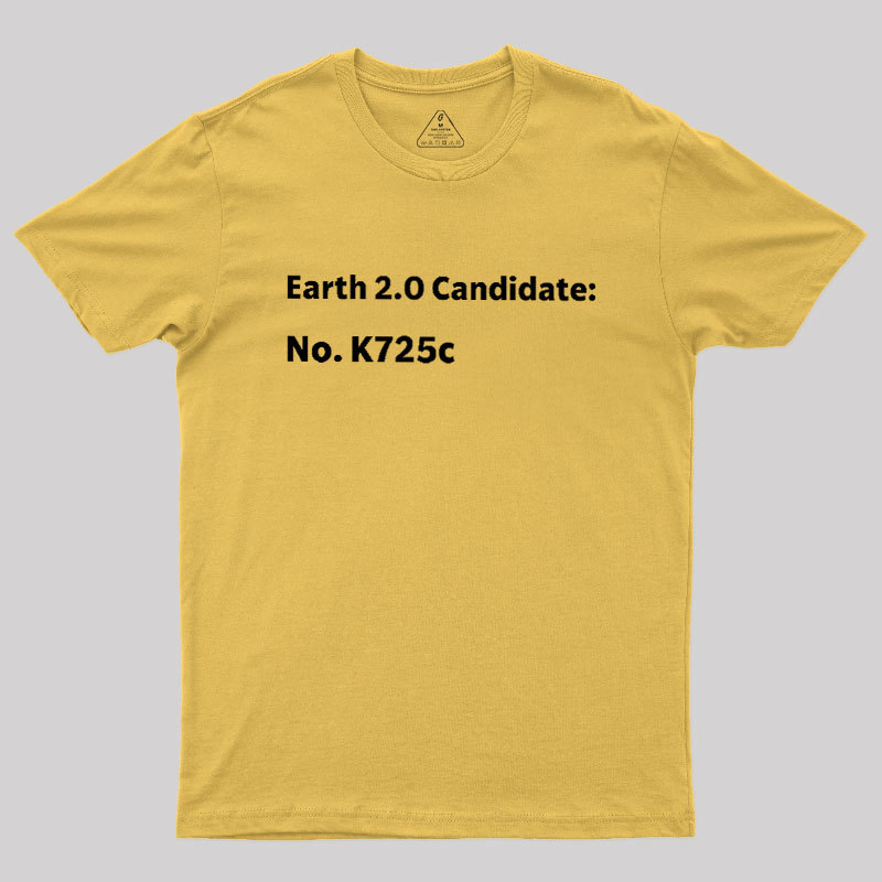 Earth2.0 Candidate Geek T-Shirt