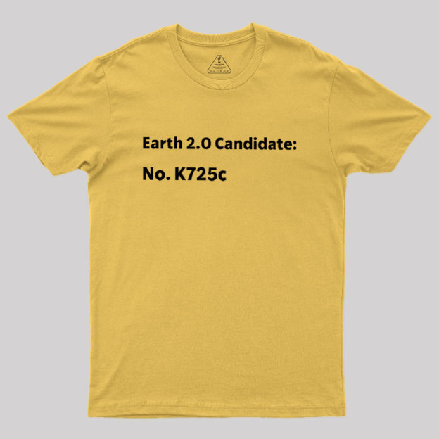 Earth2.0 Candidate Geek T-Shirt