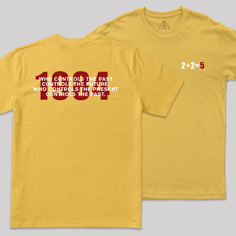 1984 Front and Back Printed Geek T-Shirt