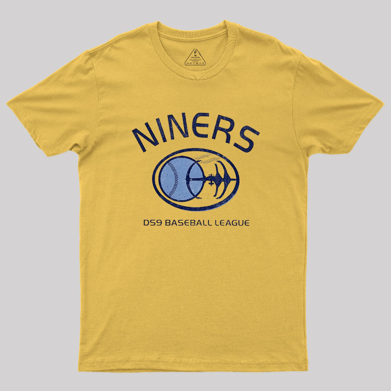 Deep Space Nine Niners DS9 Baseball League Geek T-Shirt