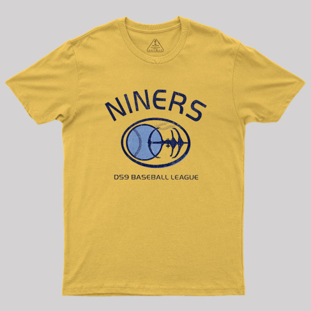 Deep Space Nine Niners DS9 Baseball League Geek T-Shirt