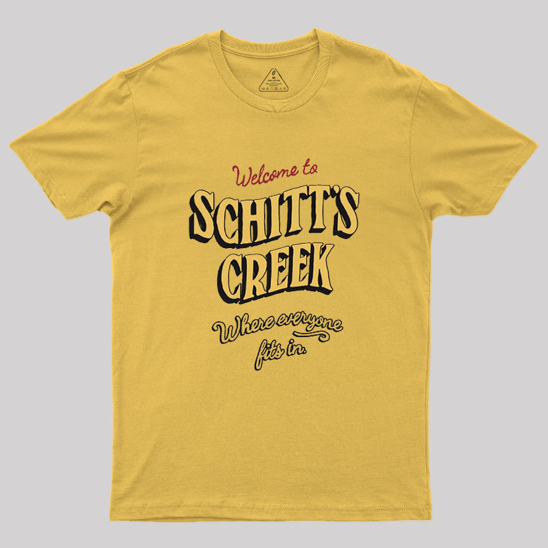 Schitt's Creek Welcome Sign Geek T-Shirt