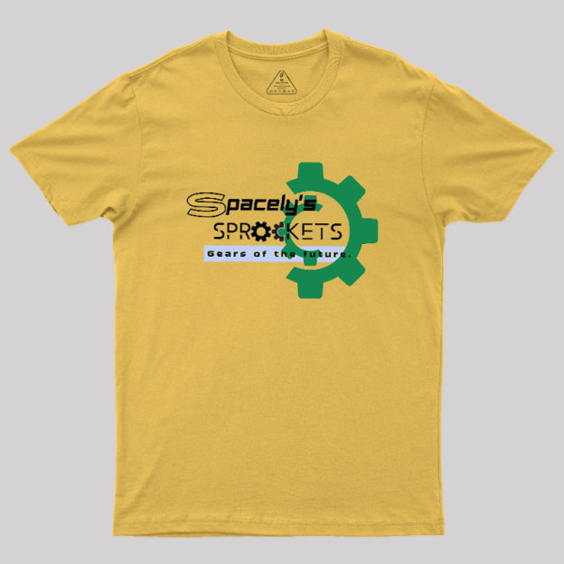 Spacely's Sprockets Futuristic-Retro Geek T-Shirt