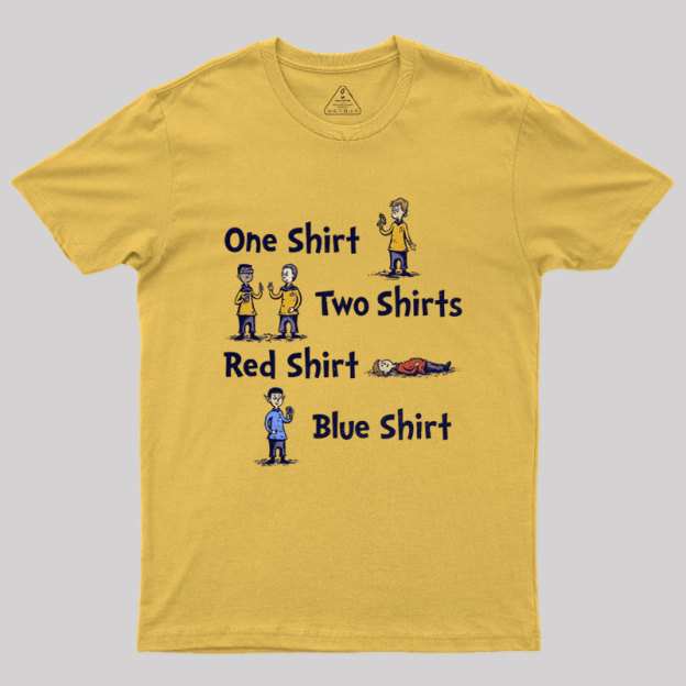 Red Shirt Blue Shirt Geek T-Shirt