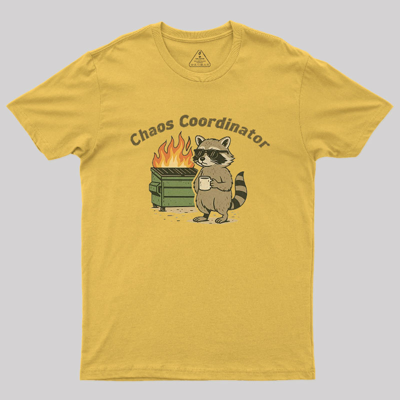 Chaos Coordinator Humour Geek T-Shirt