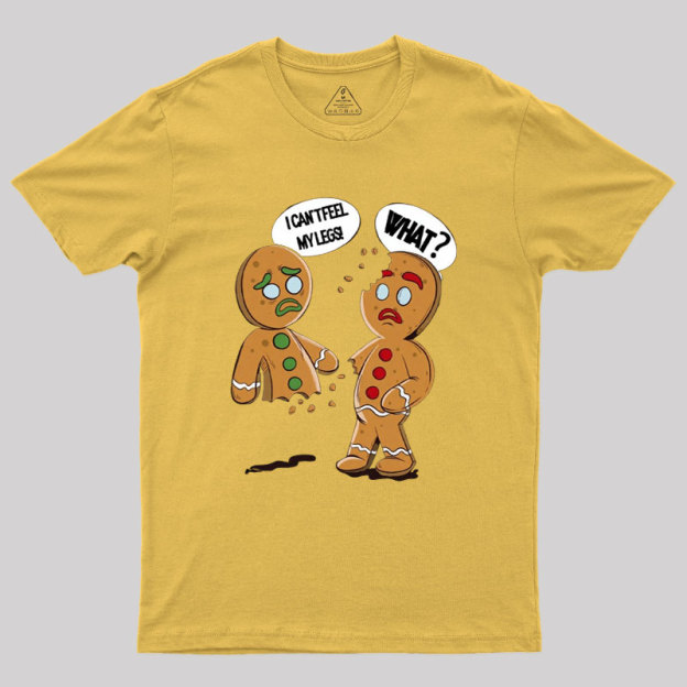 Funny Gingerbread Christmas Geek T-Shirt