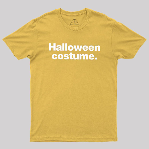 Halloween Costume Geek T-Shirt