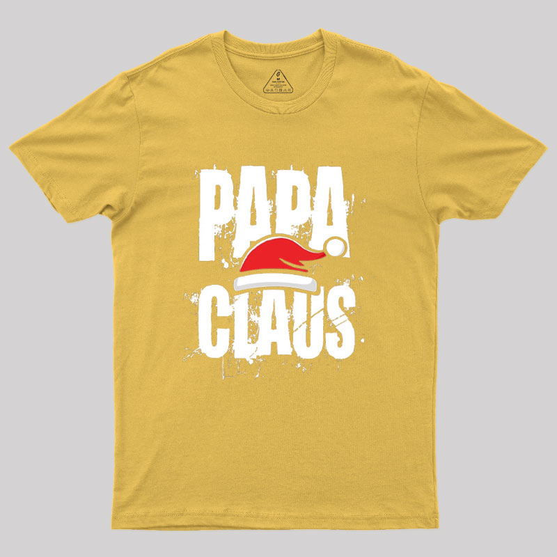 Santa Hat Papa Claus Geek T-Shirt