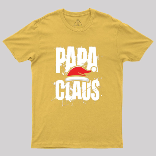 Santa Hat Papa Claus Geek T-Shirt
