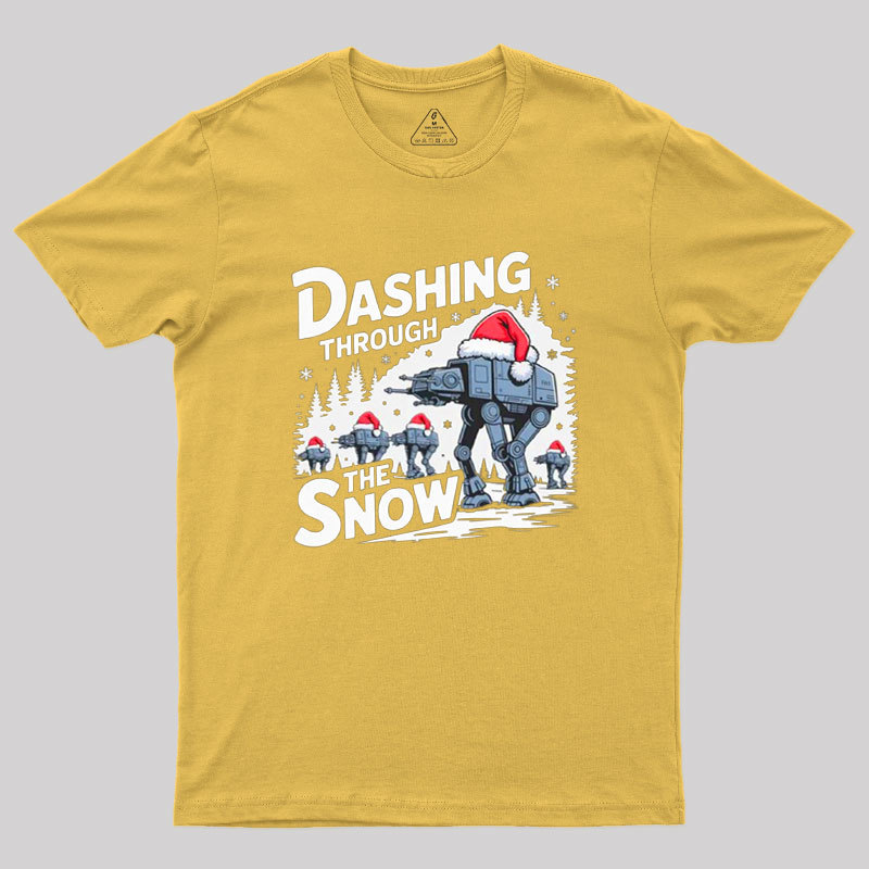 Dashing Through The Snow Geek T-Shirt