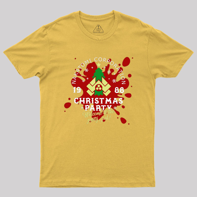 Nakatomi Corp Christmas Party Geek T-Shirt