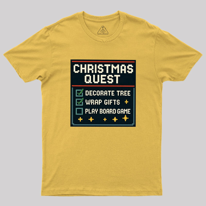 Christmas Quest Geek T-Shirt