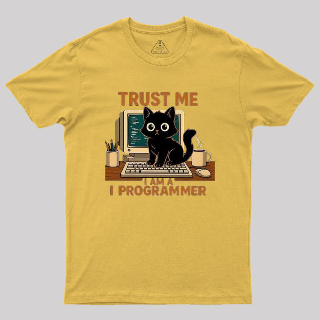 Programmer Cat Geek T-Shirt