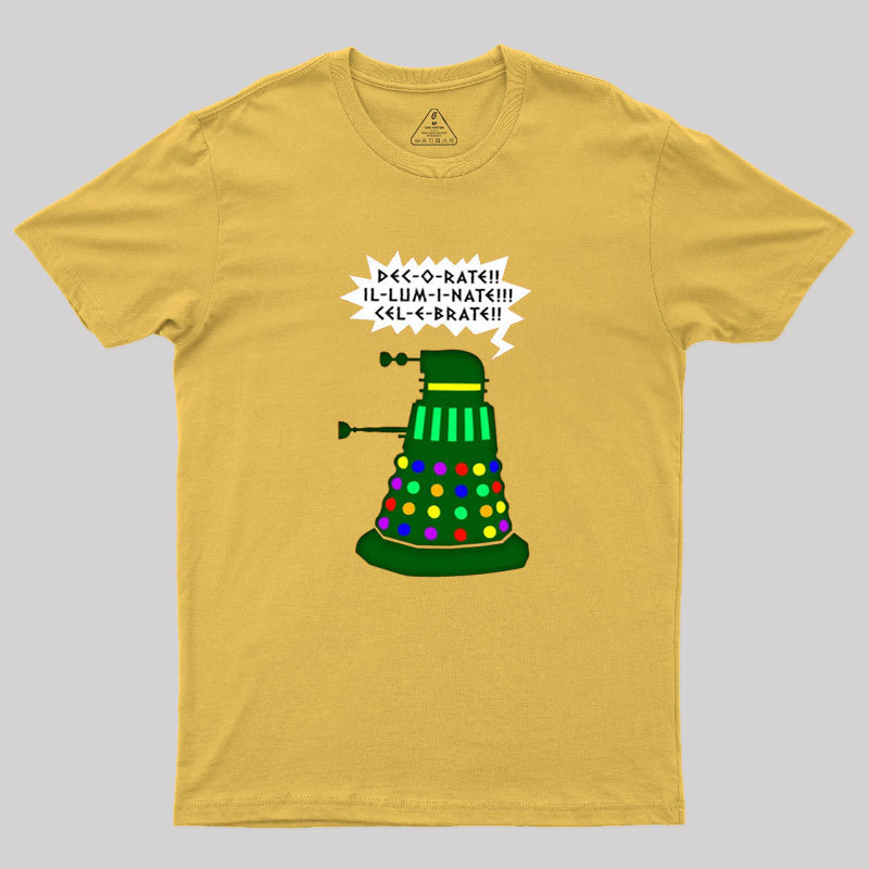 Holiday Dalek Geek T-Shirt