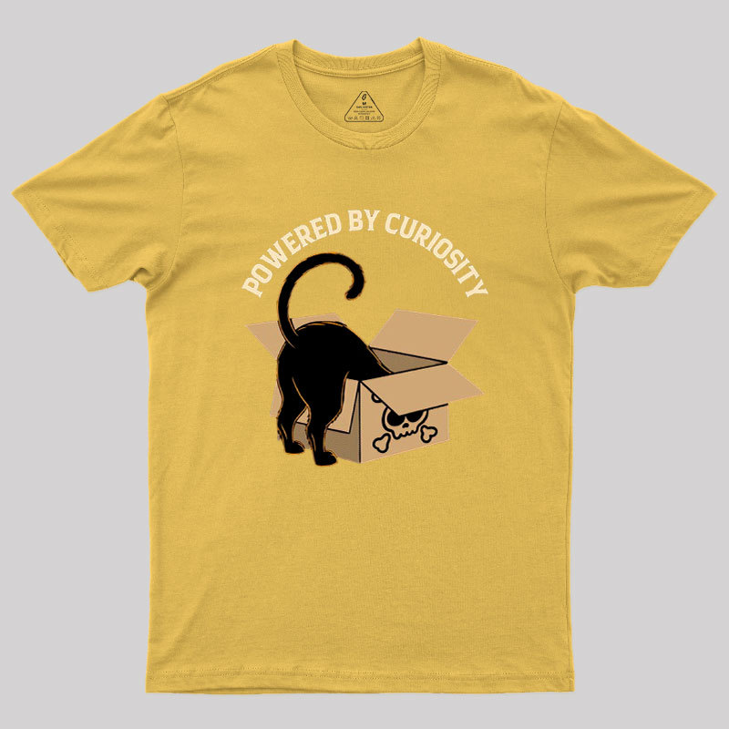 Powered By Curiosity Geek T-Shirt