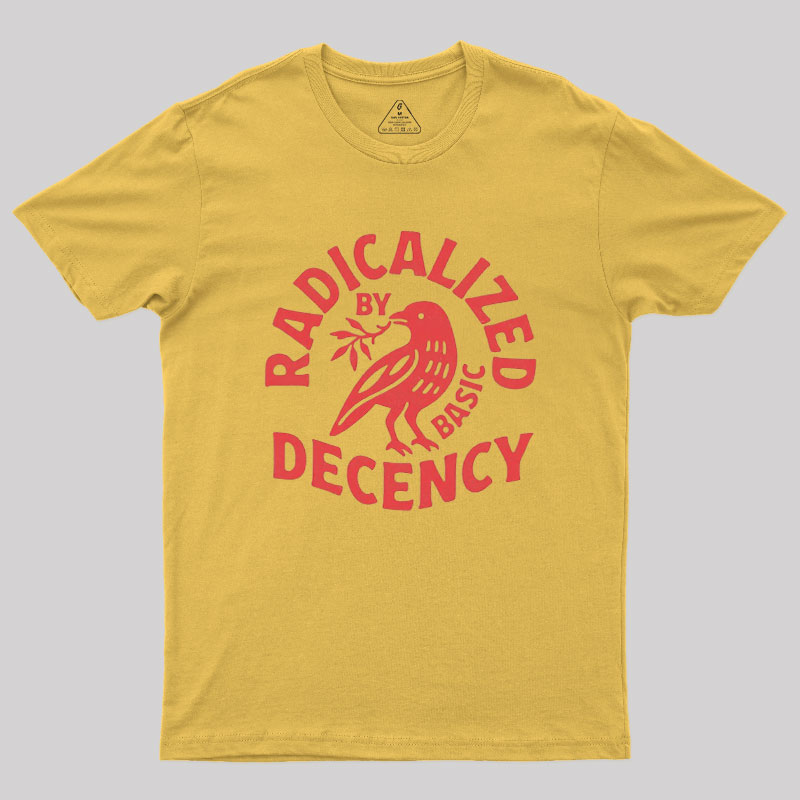 Radicalized By Basic Decency Geek T-Shirt