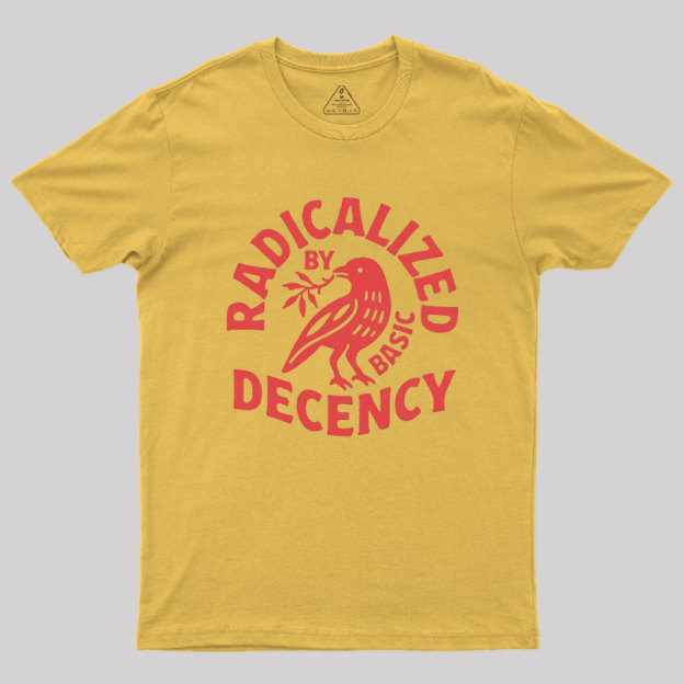 Radicalized By Basic Decency Geek T-Shirt