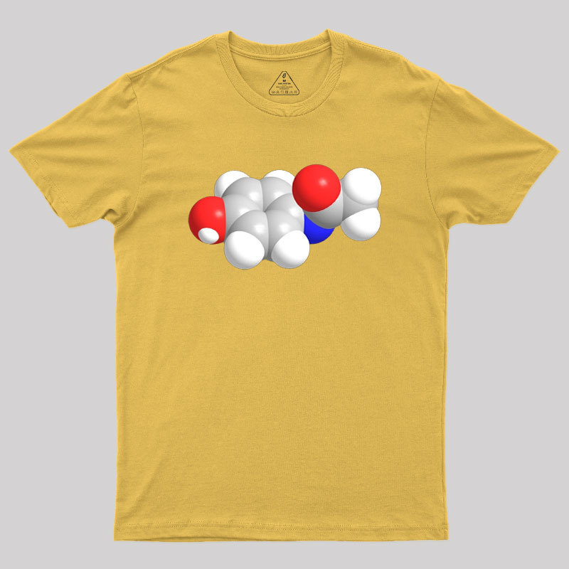 Tylenol Molecule Chemistry Geek T-Shirt