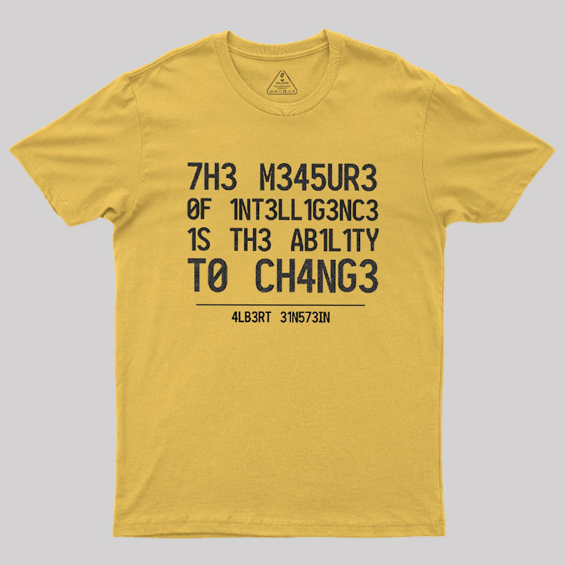 The Measure of Intelligence Geek T-Shirt