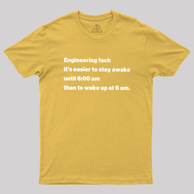 Engineering Fact Geek T-Shirt