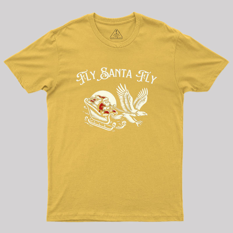 Fly Santa Fly Geek T-Shirt