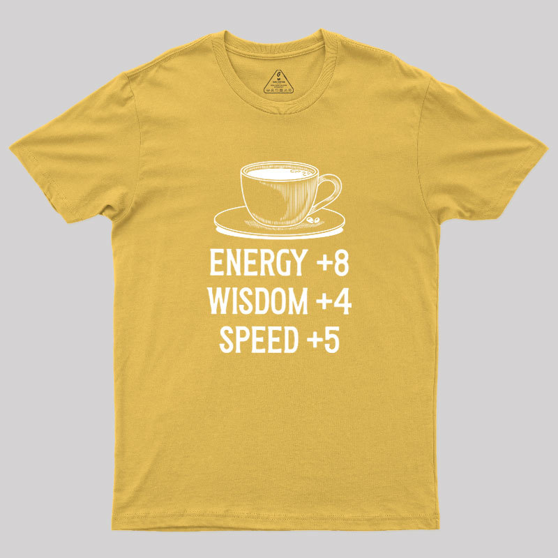 Coffe Stats Geek T-Shirt